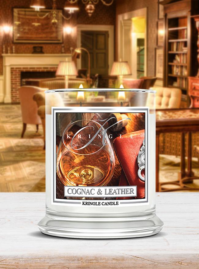 Cognac & Leather Medium Jar | Soy Candle