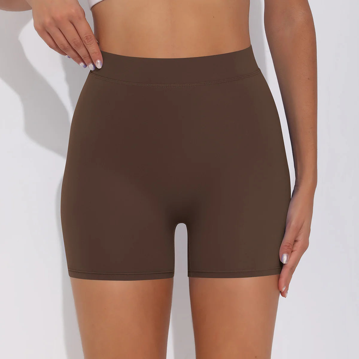 V-back Ruched Shorts