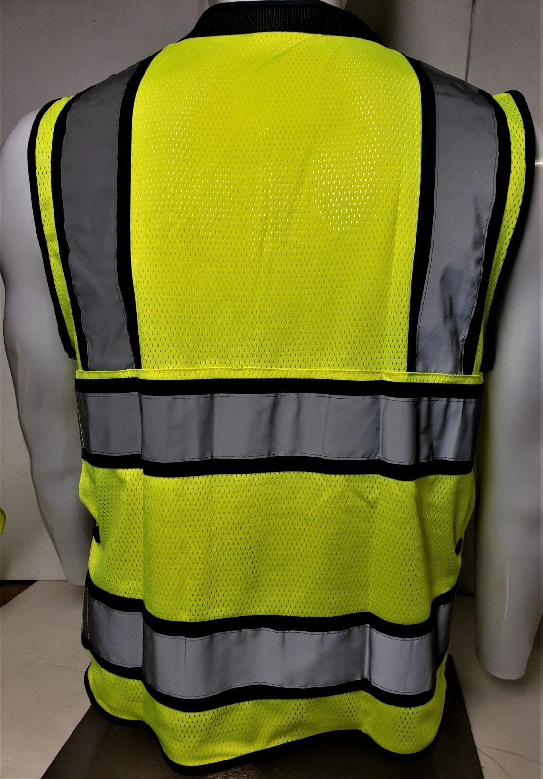 4-Pack Hi-Vis Safety Vest Only $21 | Reflective Mesh Vest with Flag & Utility Pockets