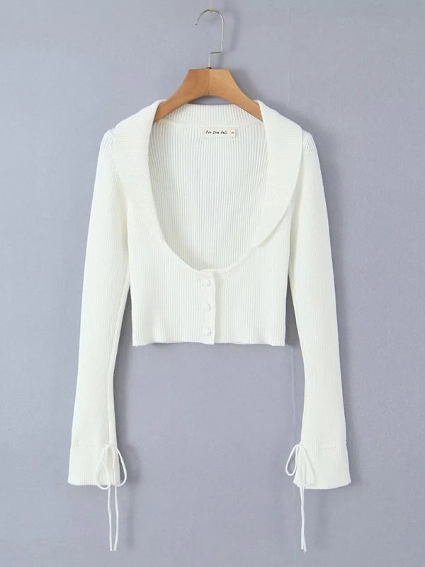 Lapel Long-Sleeved Jacket Spaghetti Strap Pleated Mini Skirt