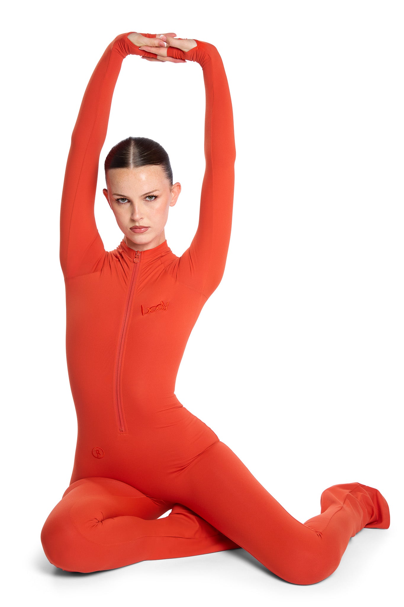 BASICS JUMPSUIT (PUMPKIN ORANGE)