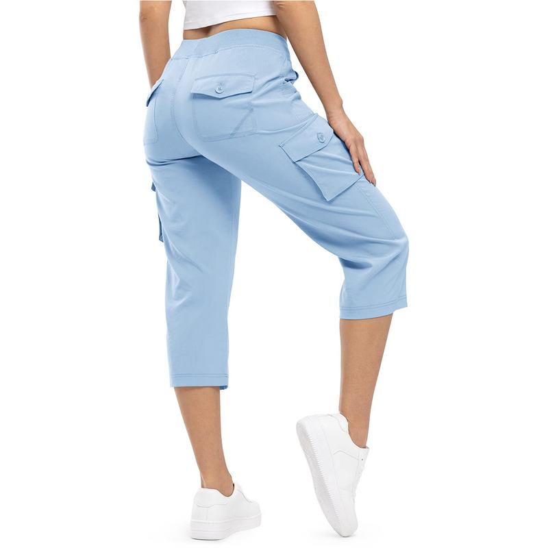 Women’s Lightweight Quick-Dry Capri Cargo Pants
