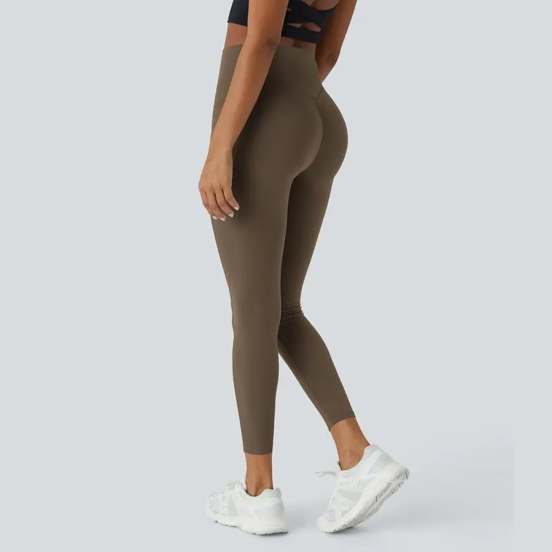 Leopard Print SoCinched High Waisted Tummy Control Yoga Leggings