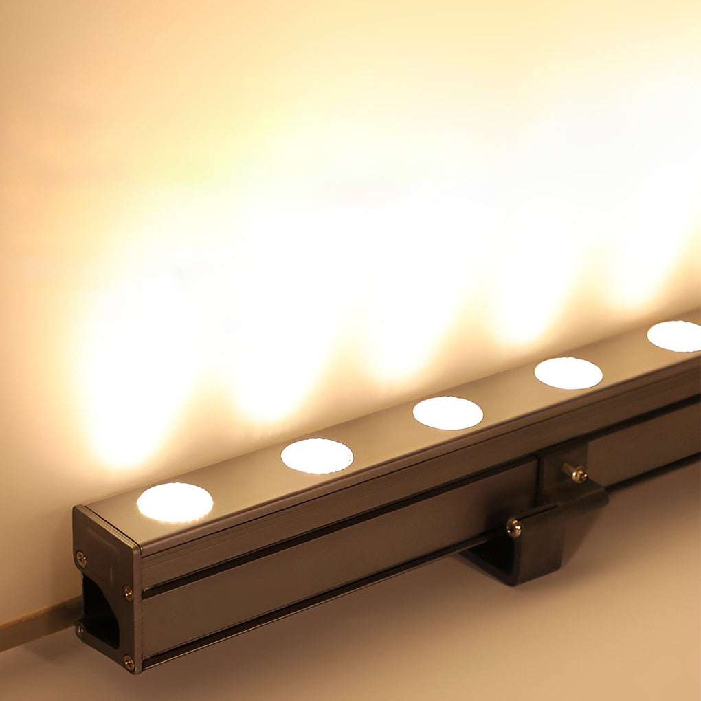 DC24V LED Waterproof RGB Smart Outdoor Wall Washer Light with Shading Plate