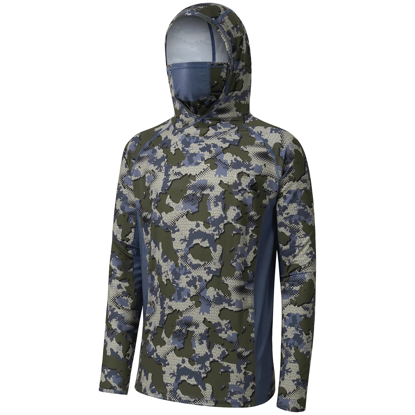 🔥🔥Men's UPF 50+ Lightweight Hunting Camo Hoodie Quick Dry Performance Long Sleeve Fishing Shirt with Hood