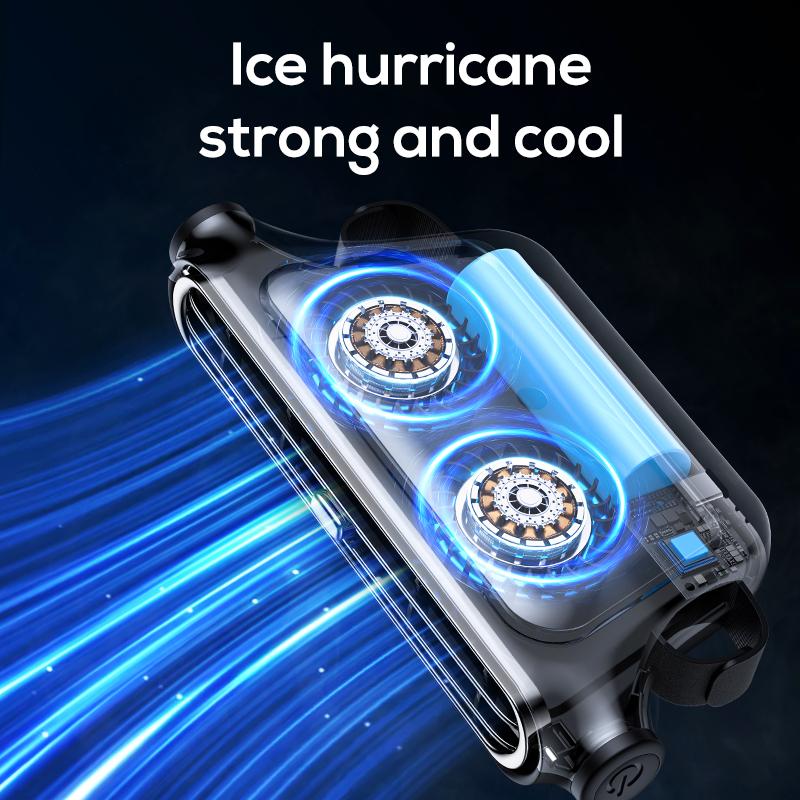 🎁Car Seat Velcro Fan: 3 Adjustable Speeds, Built-In 3000mAh Battery, USB Charging, Suitable For Cars, Golf Carts, And Travel RVs