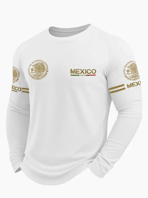 Men’s Printed Long Sleeve Performance Tee
