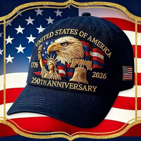 USA 250th Anniversary (1776–2026) Commemorative Baseball Cap