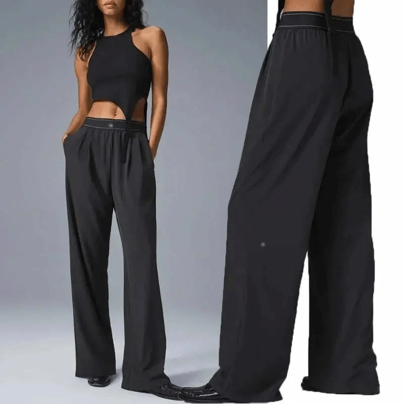 ✨ Women’s Wide-Leg Yoga Pants – Soft Stretch Casual Comfort