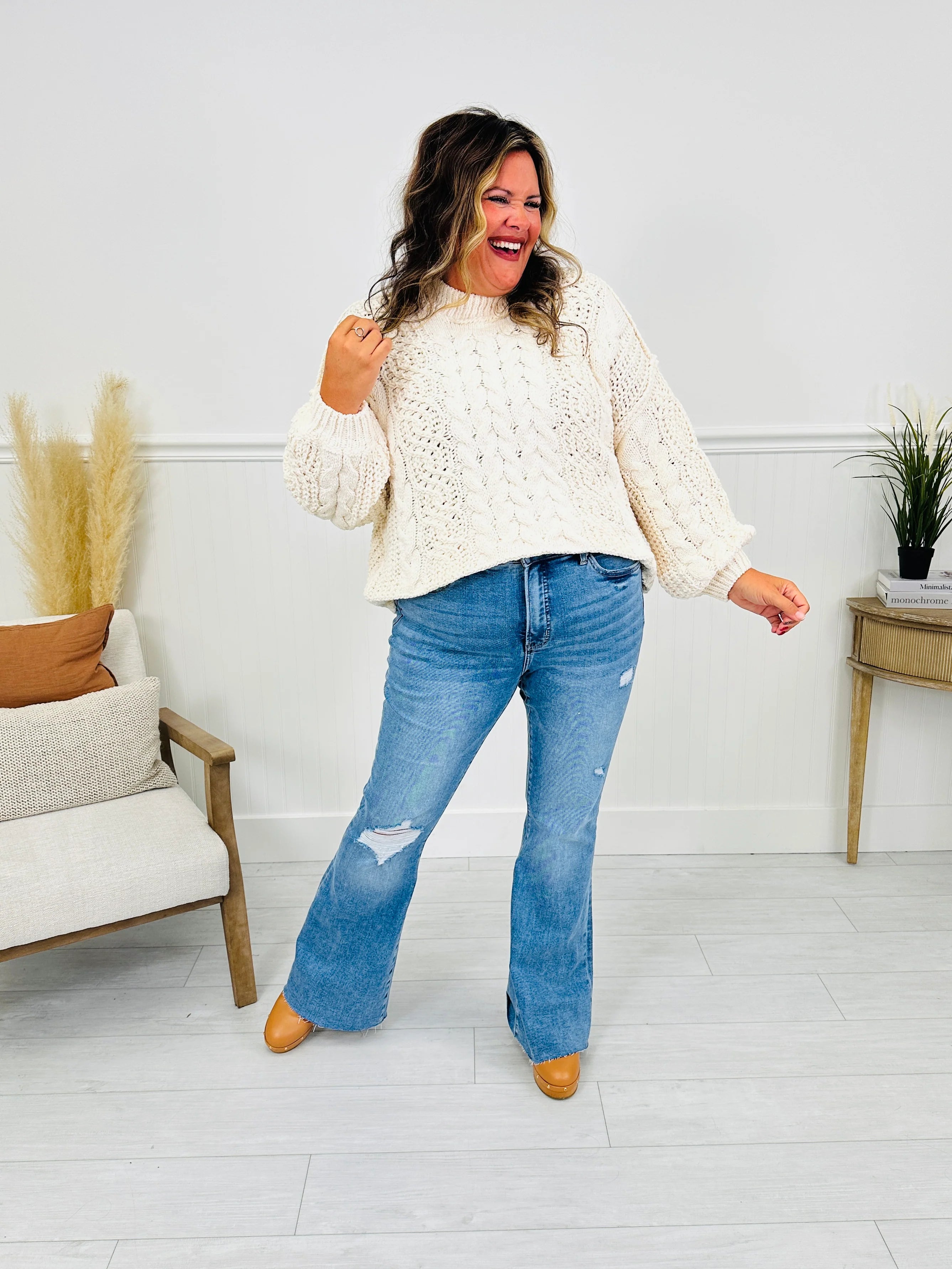 Fall For Flare Tummy Control Flare Jeans