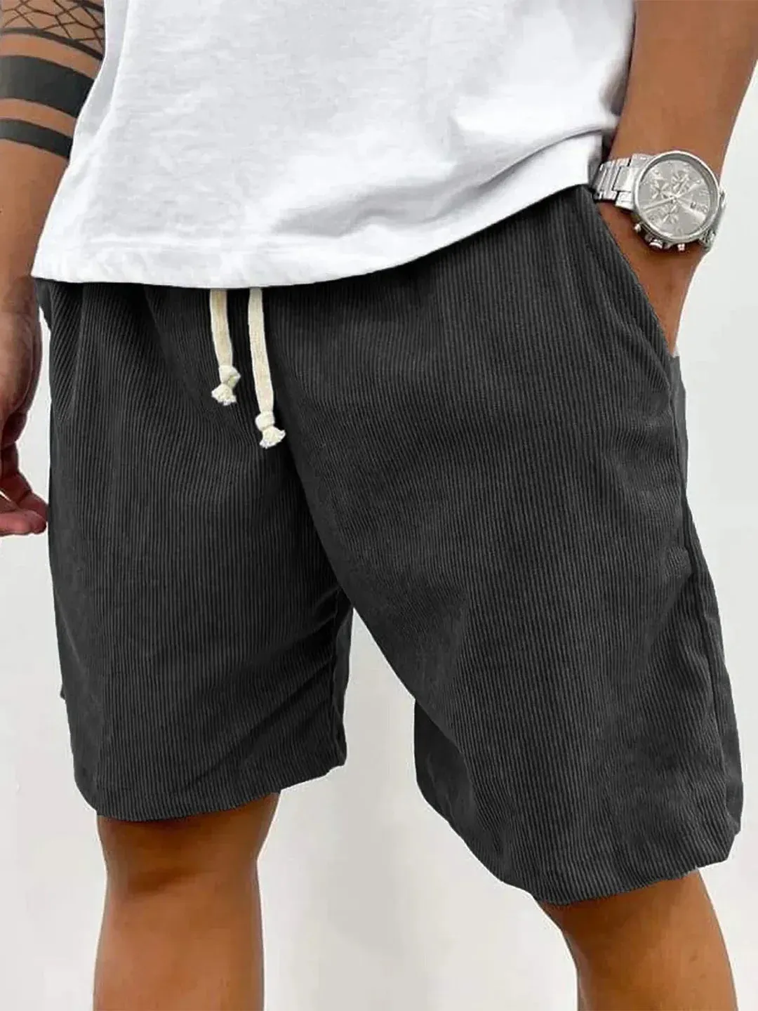 RL Casual Shorts-perfect for sunny strolls, brunch dates, or casual weekend adventures