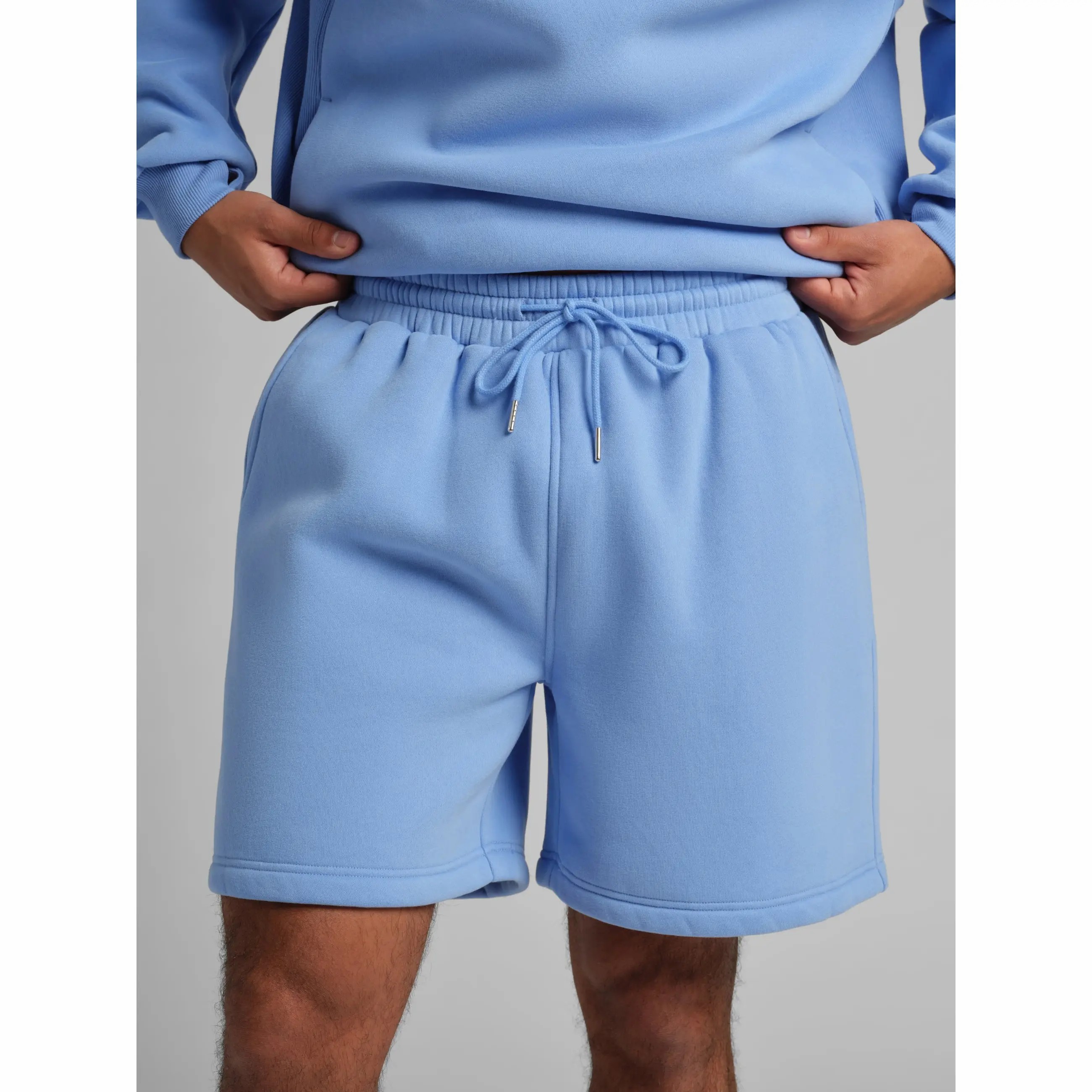 Unisex Basic Fleece Short – Cozy Lightweight Loungewear with Adjustable Drawstring Waist