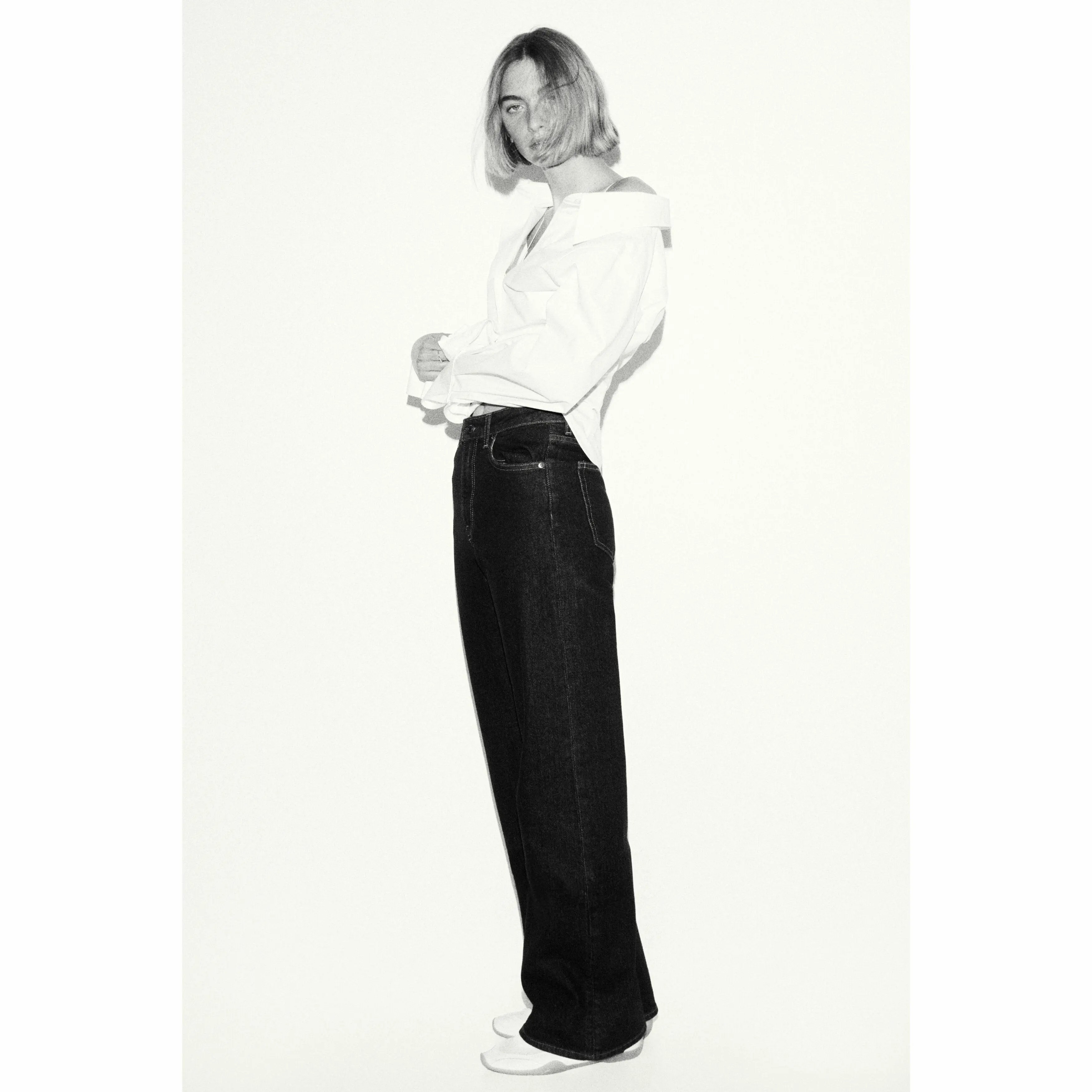 🔥Wide High Waist Jeans