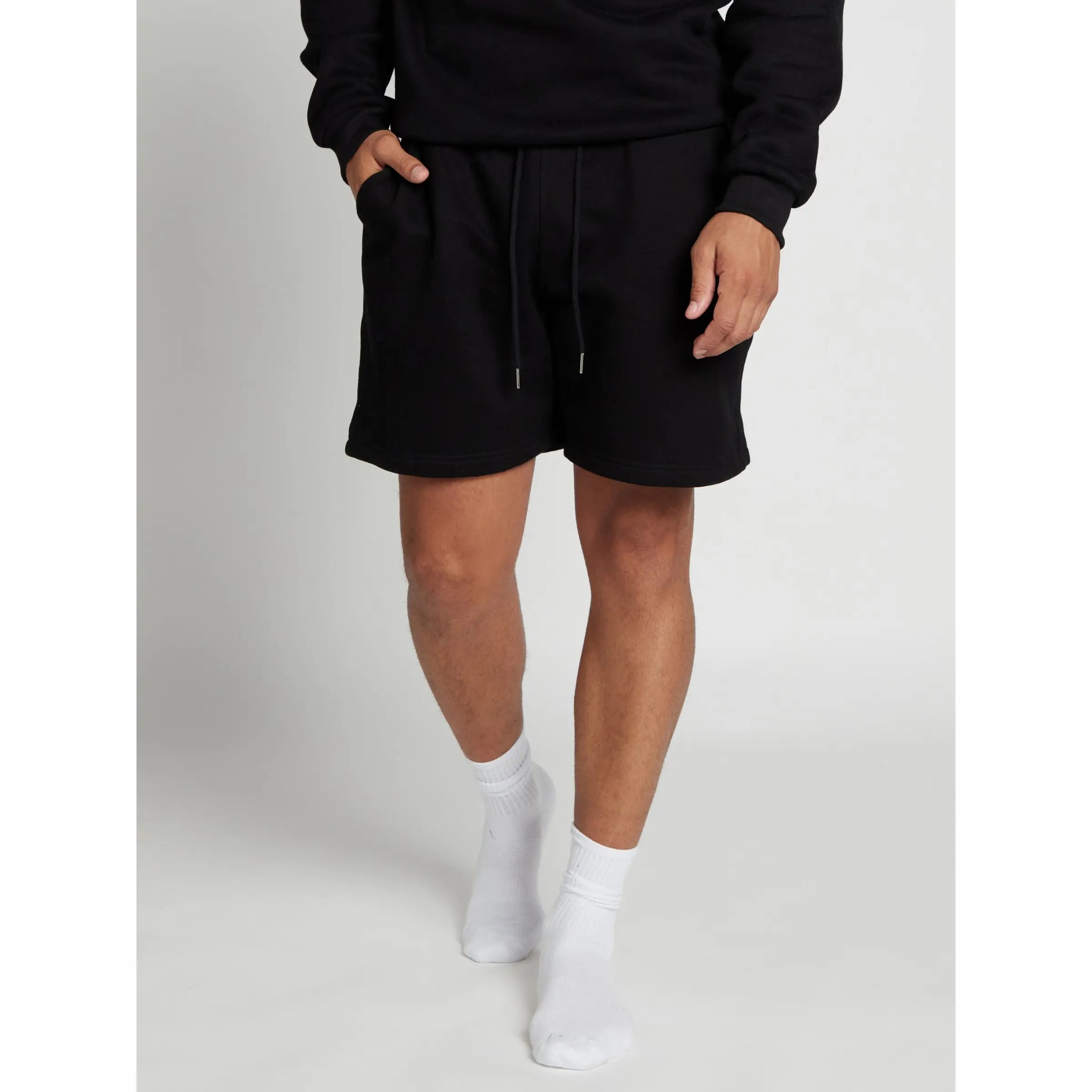 Unisex Basic Fleece Short – Cozy Lightweight Loungewear with Adjustable Drawstring Waist
