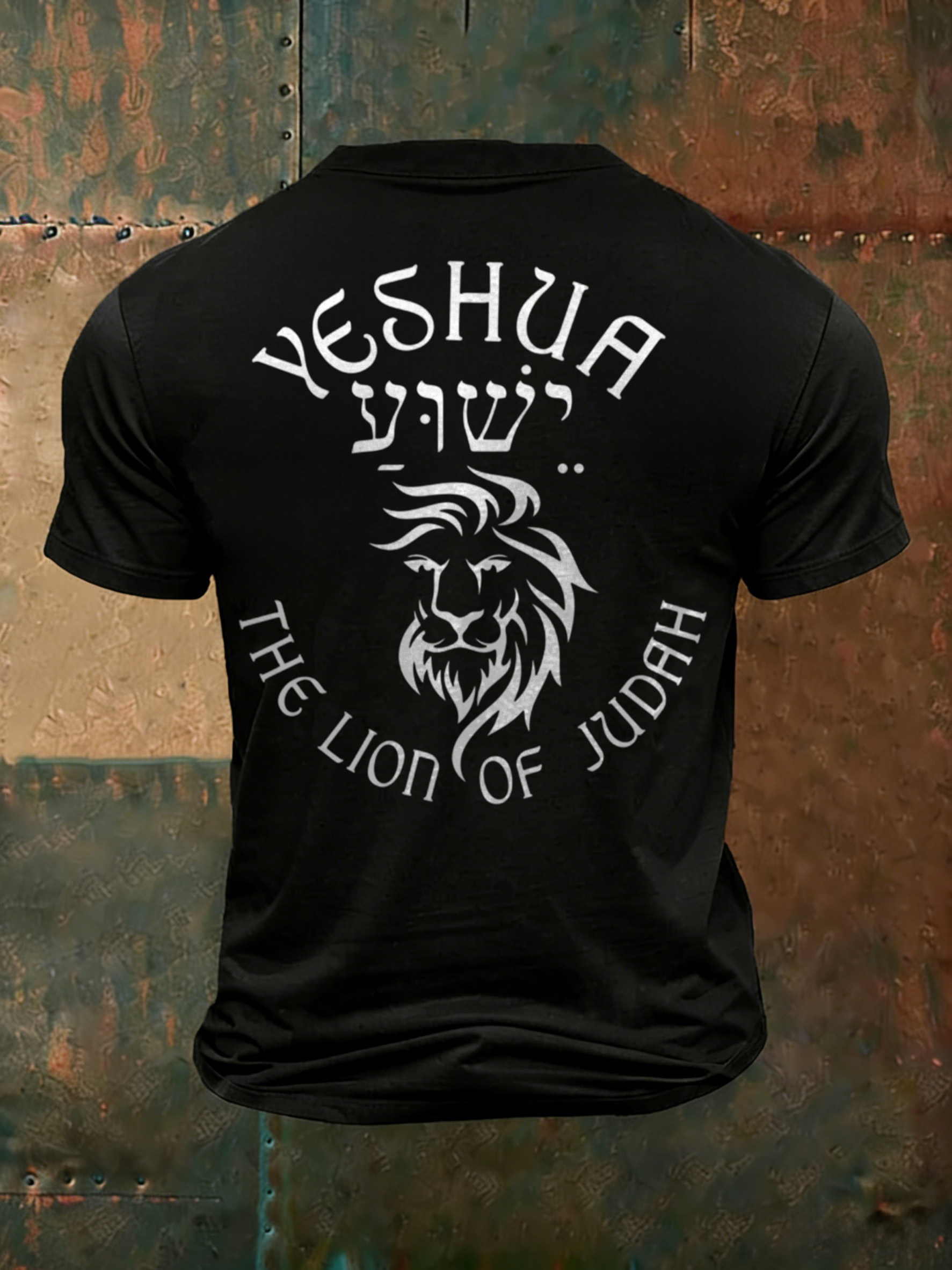 Men'S Casual Faith Jesus Letter Printed Round Neck T-Shirt