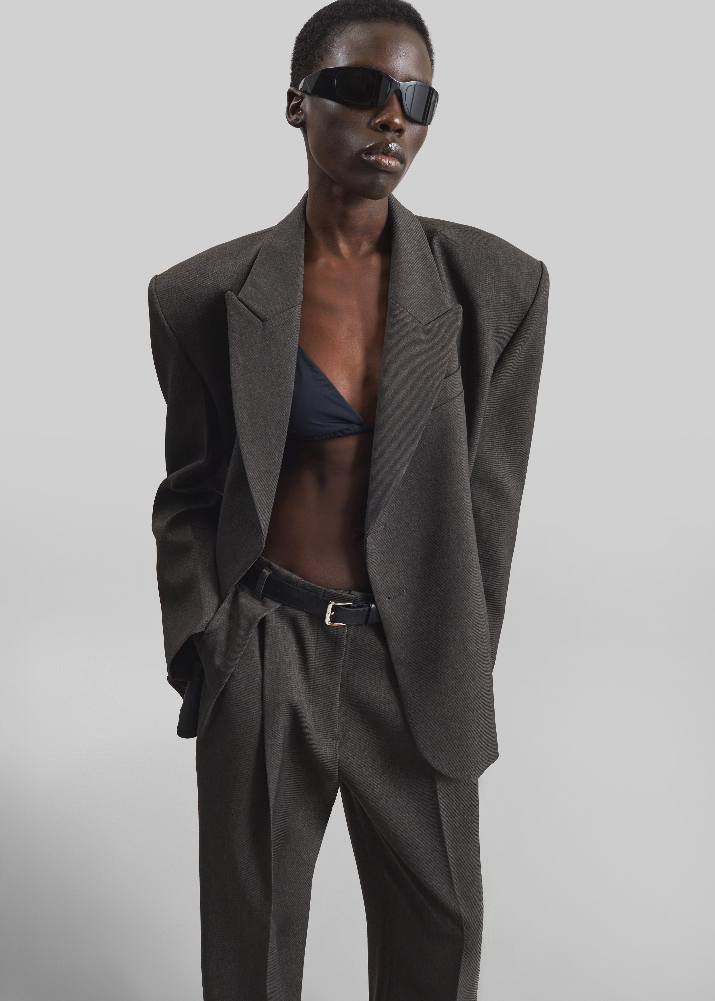 Blerick Crossover Blazer - Dark Grey