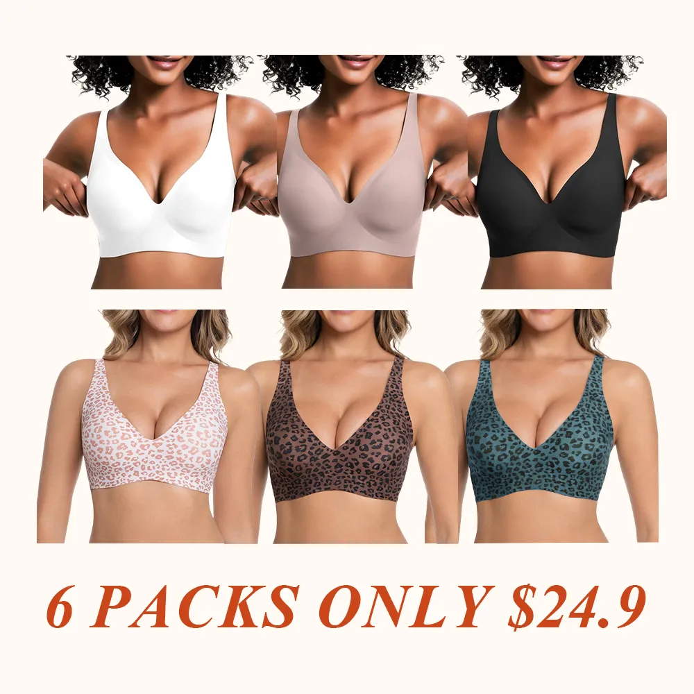 Women's comfortable wireless bra