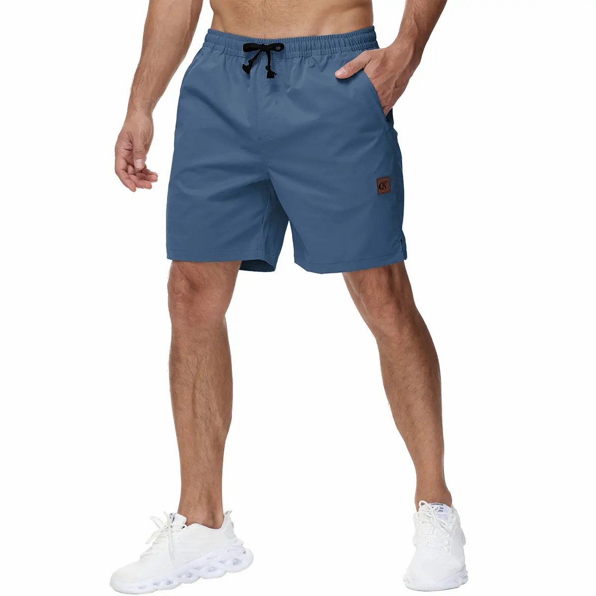 Men’s 7” Drawstring Stretch Shorts – Casual Summer Golf & Beach Shorts