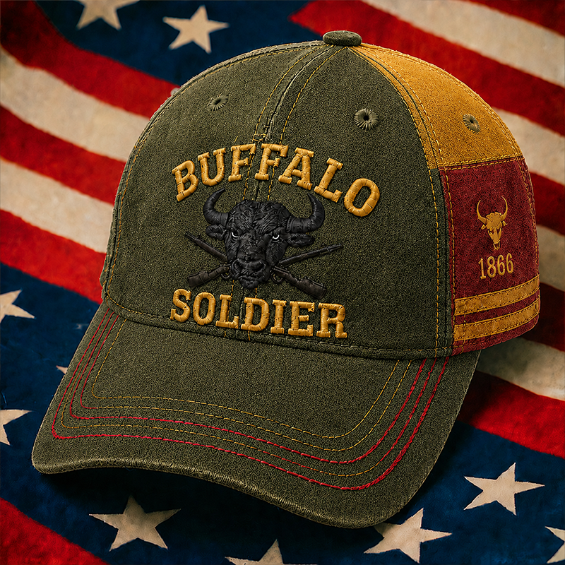Buffalo Soldier Casual Baseball Cap