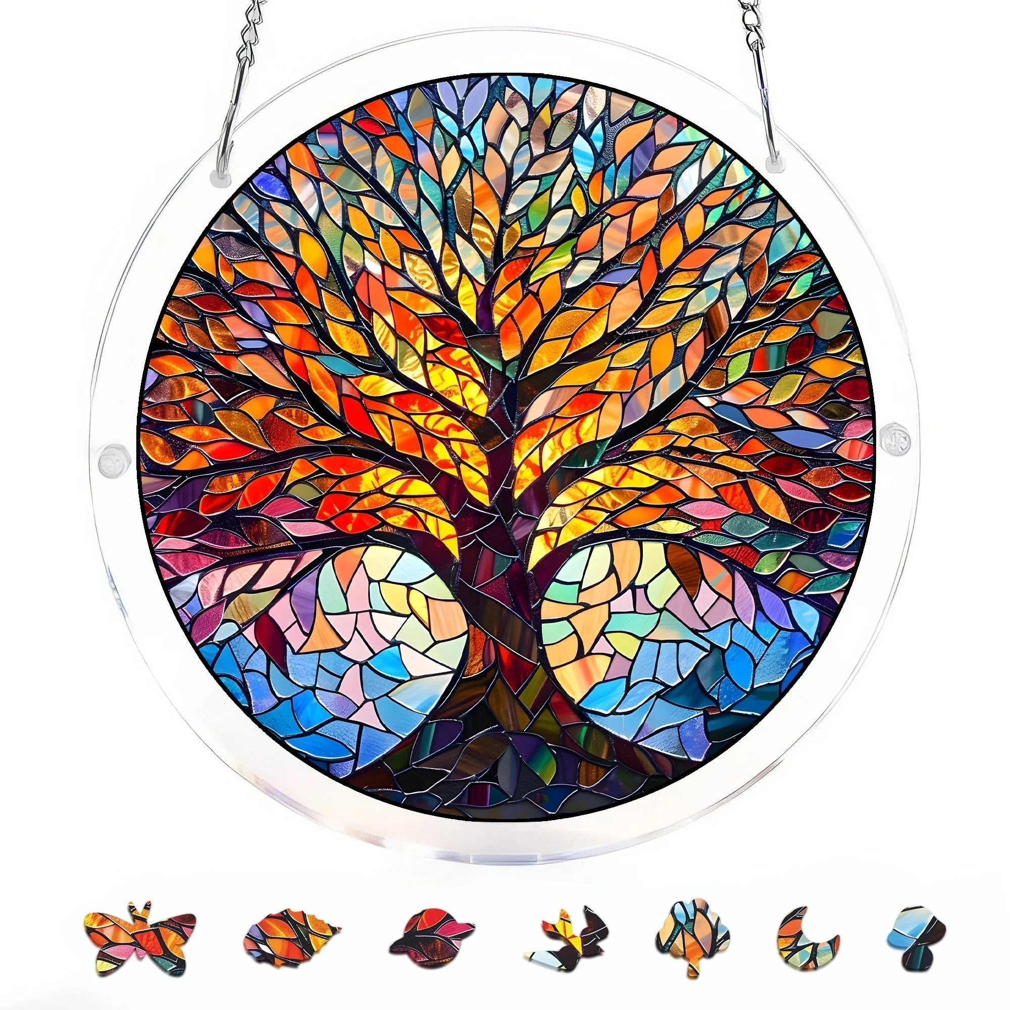 🔥LAST DAY SPECIAL PRICE☀️Acrylic Jigsaw Puzzle Suncatcher 80 Pieces