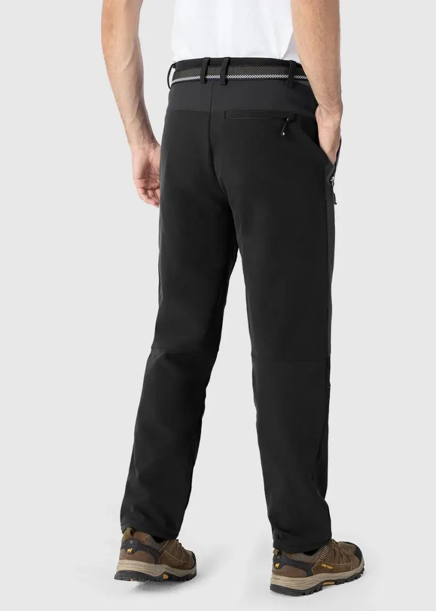 Men's 8-Pack Insulated Waterproof Pant Windproof Warm Fleece Lined Ski Trousers