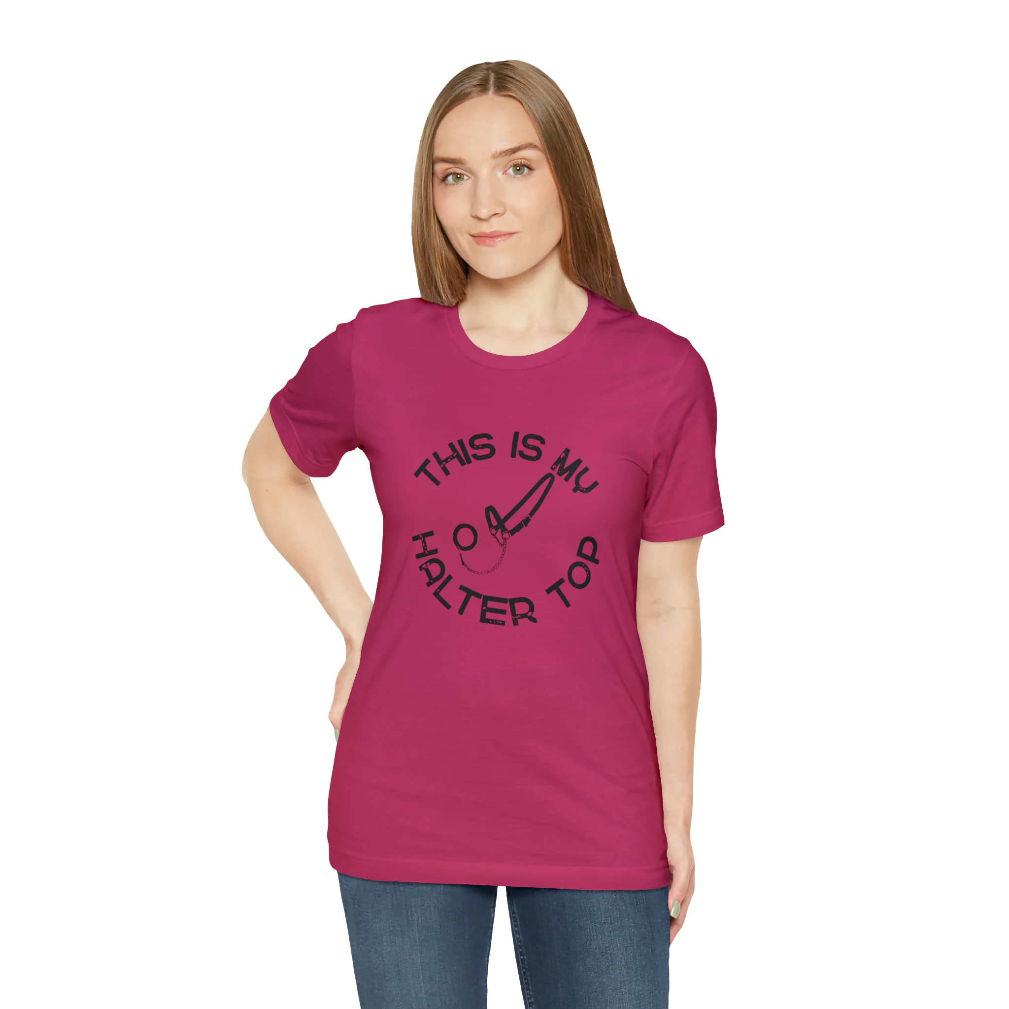 This is My Halter Top Unisex Jersey Short Sleeve Tee