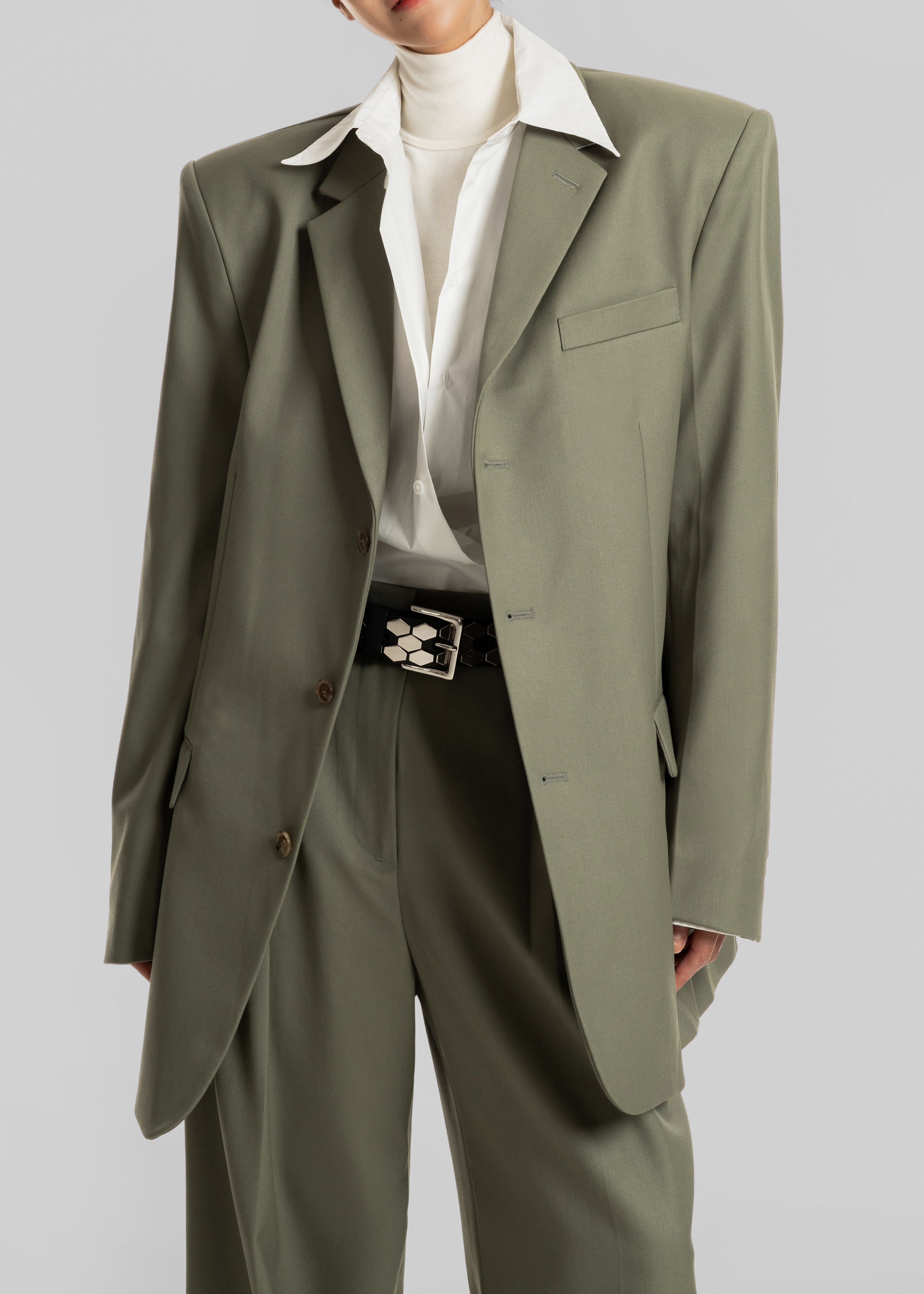 Trosa Blazer - Pale Olive