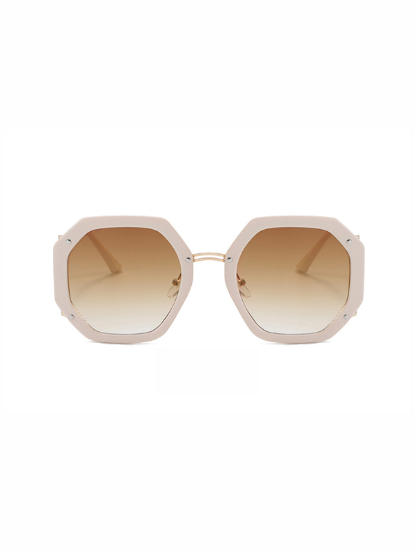 Geometric Sun-Protection Sunglasses Accessories