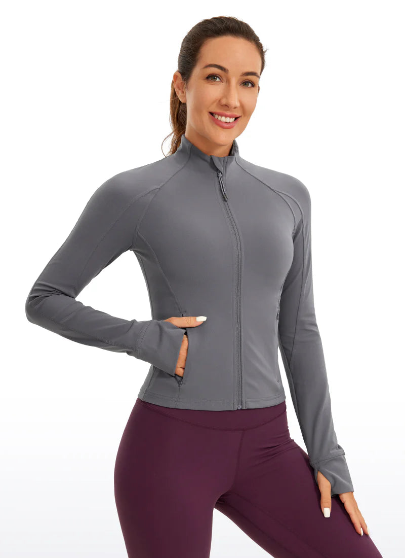 Butterluxe Waist Length Full Zip Jacket