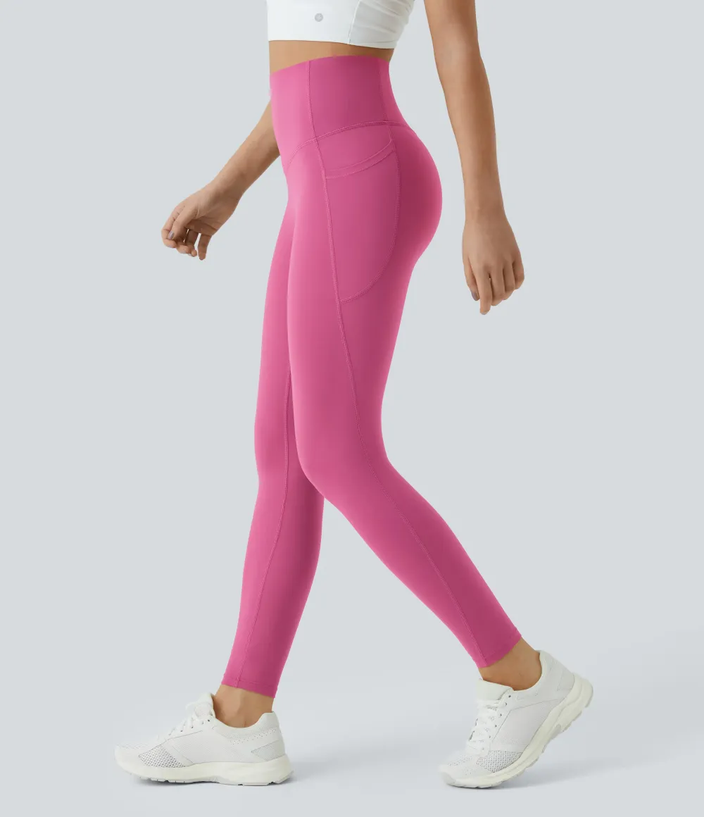Women's High-Waist Shapewear Leggings With Pockets