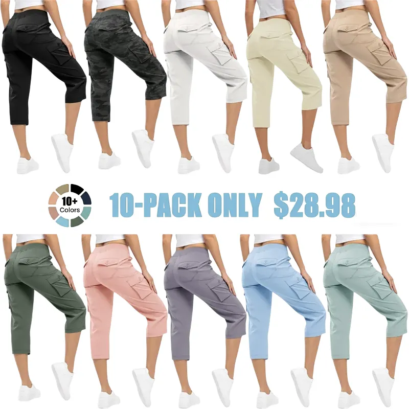 ✨Women’s Loose-Fit Lightweight Quick-Dry Capri Pants with Pockets