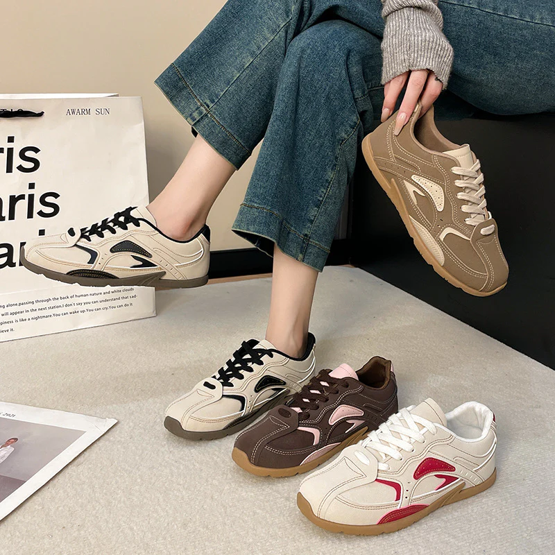 Contrast Flat Sneakers (multiple color options)