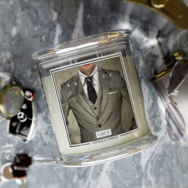 Grey XL Jar 4-Wick | Soy Candle
