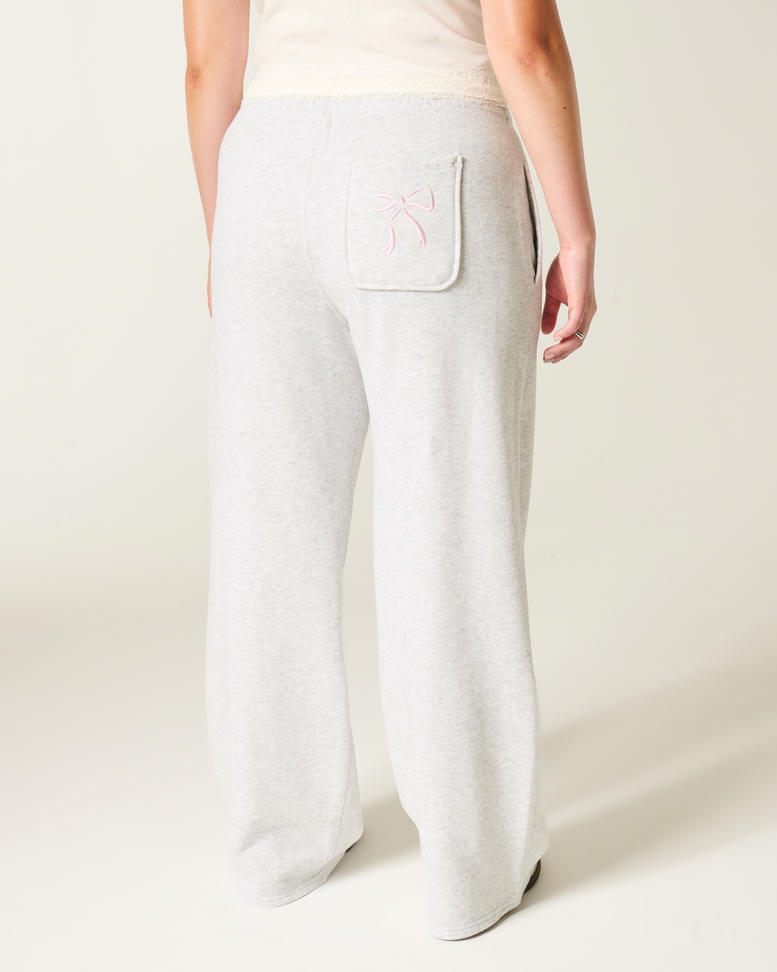 Wide-Leg Sweatpants