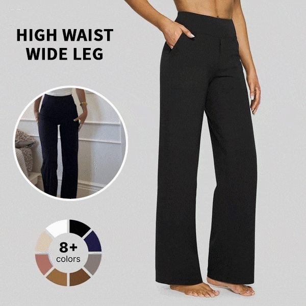 🏆Flash Sale⚡ 50K+ SOLD! Almost Gone-💥Loose High-Waist Business Casual Pants Yoga Pants