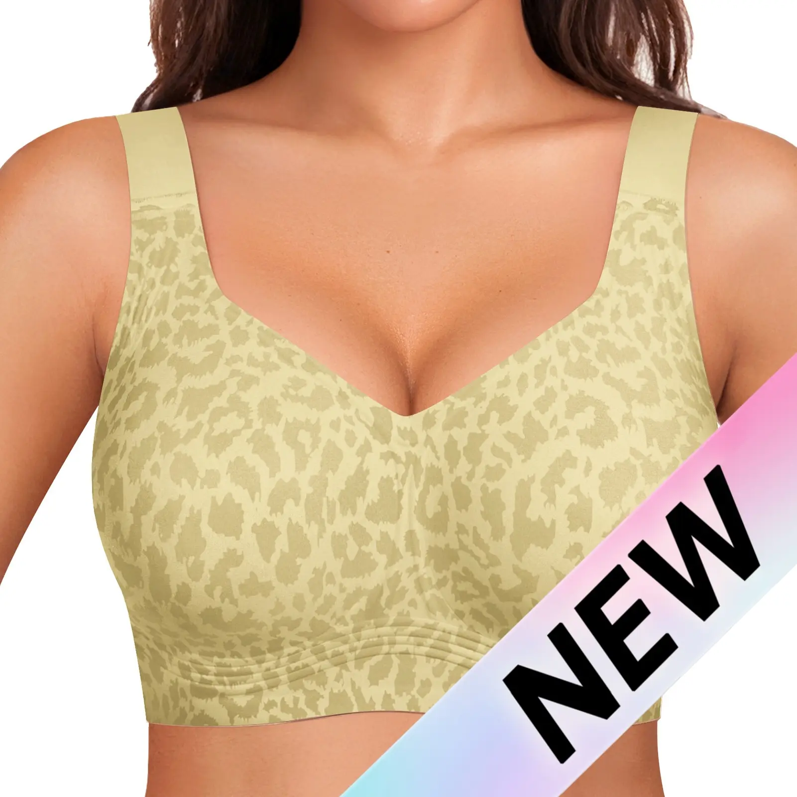 Women Wirefree Bras - Comfortable Wireless Padded Support