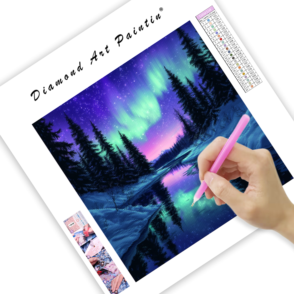 Winter Night - Diamond Painting