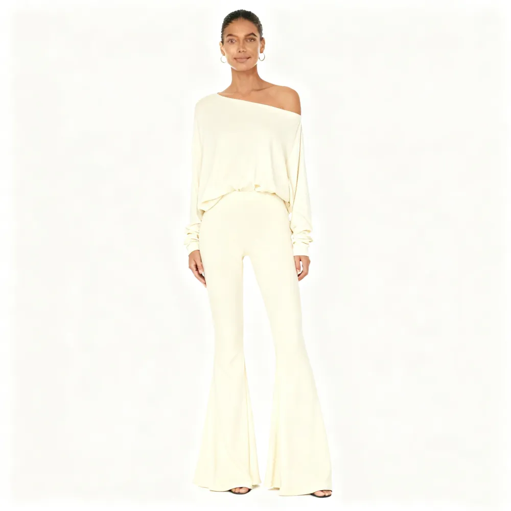 Women's Plain Two Piece Set