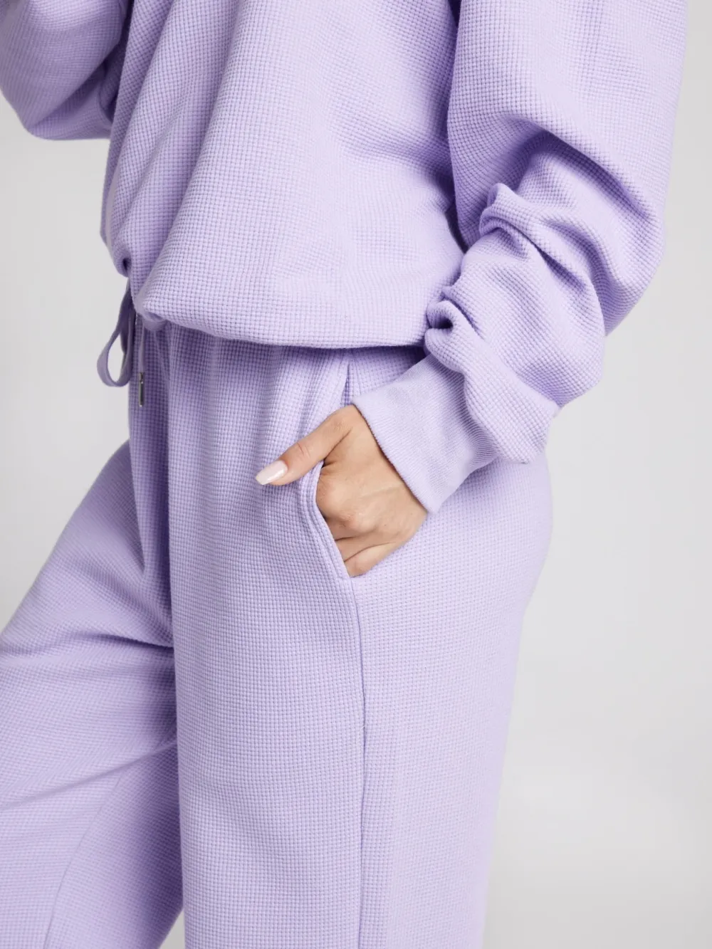 Waffle Lounge Long Sleeve Lounge Set