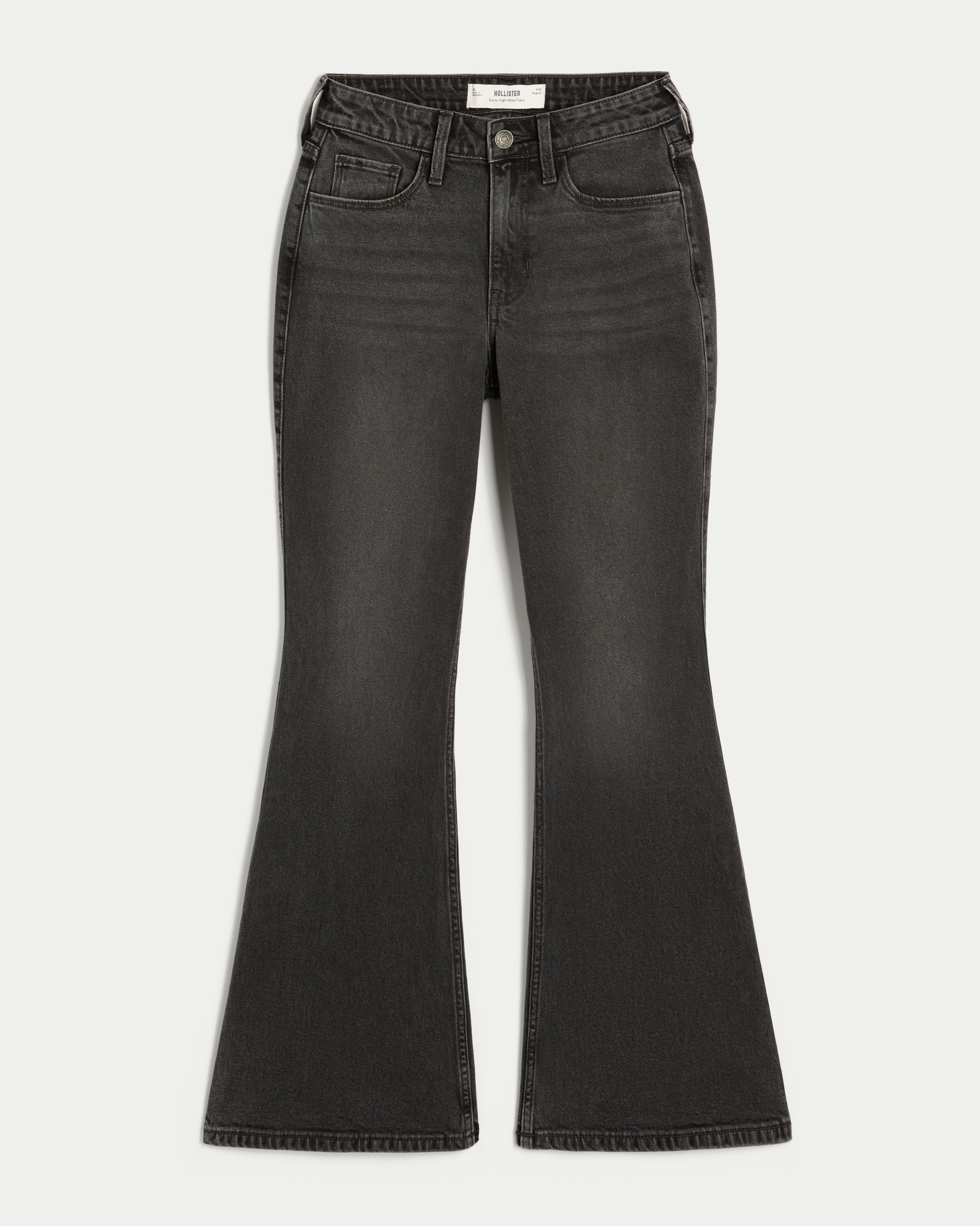 Curvy High-Rise Dark Wash Flare Jeans