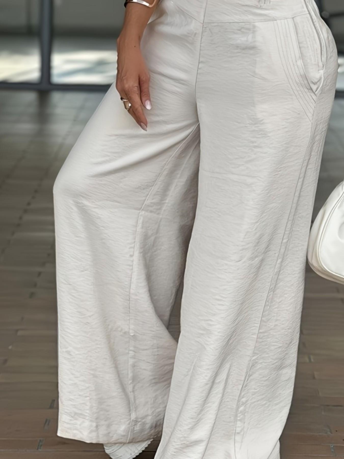 New loose-fit straight-leg casual trousers