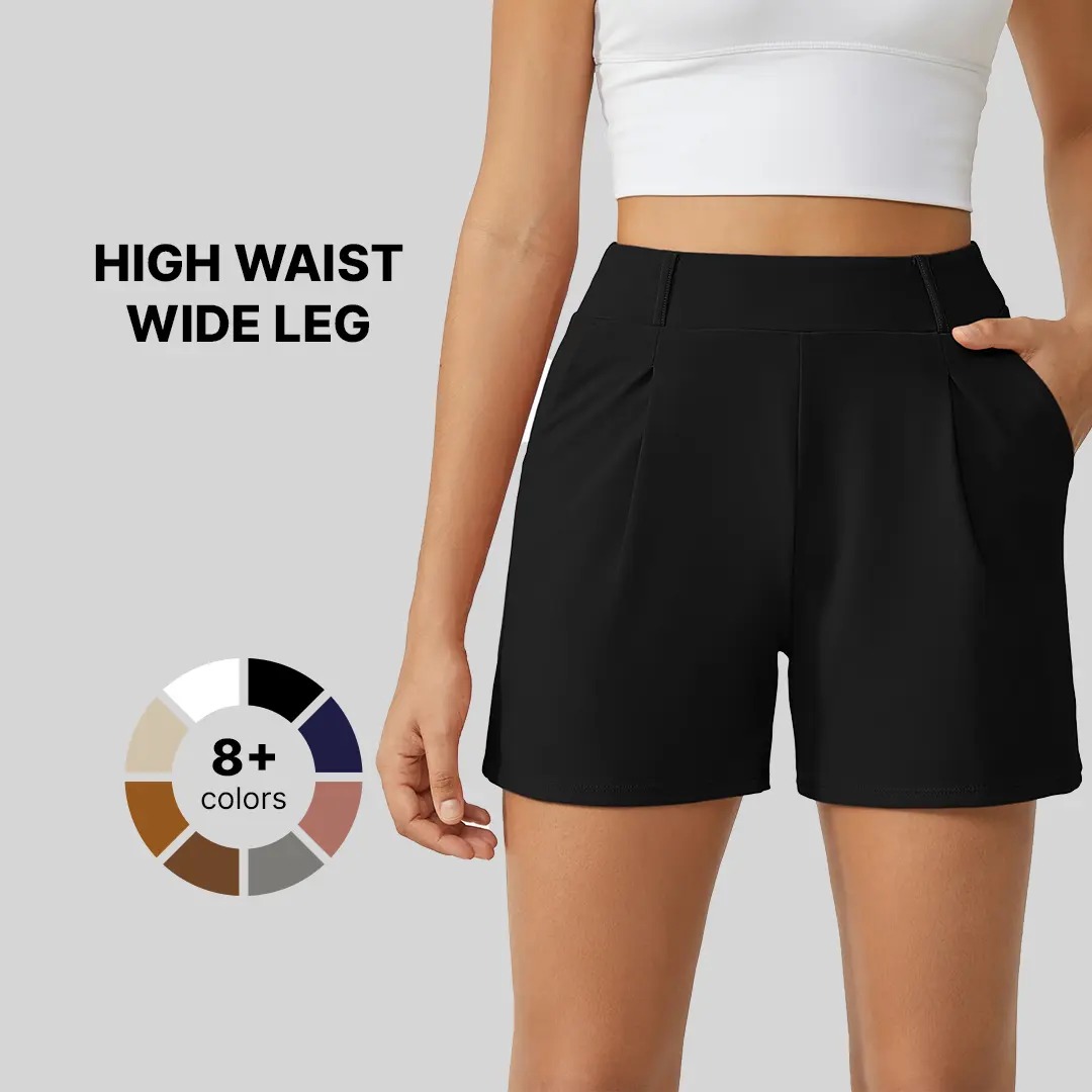 Women's High Waisted Casual Athletic Shorts