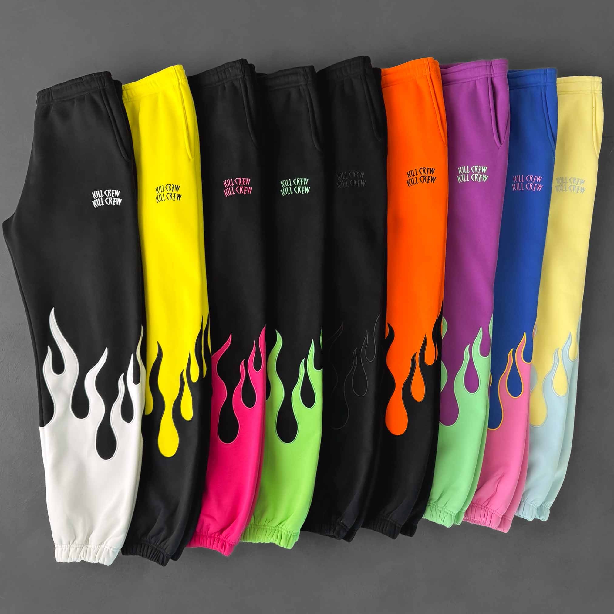 PREMIUM HEATER SWEATS - BLUE / PINK