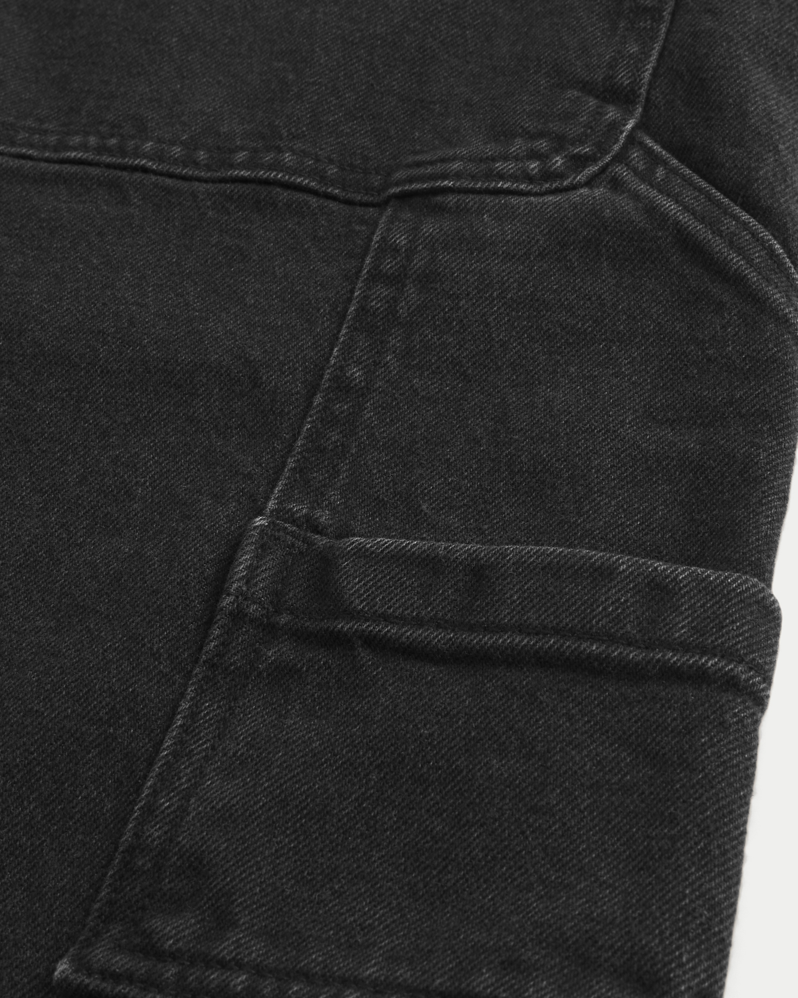 Dark Wash Logo Embroidery Super Baggy Jeans
