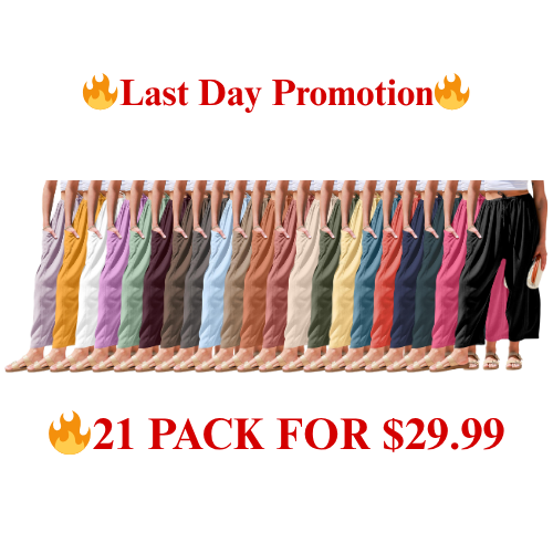 Womens Linen Wide Leg Pants Casual Loose Drawstring Summer Beach Travel Vacation Palazzo Harem Pants with Pockets