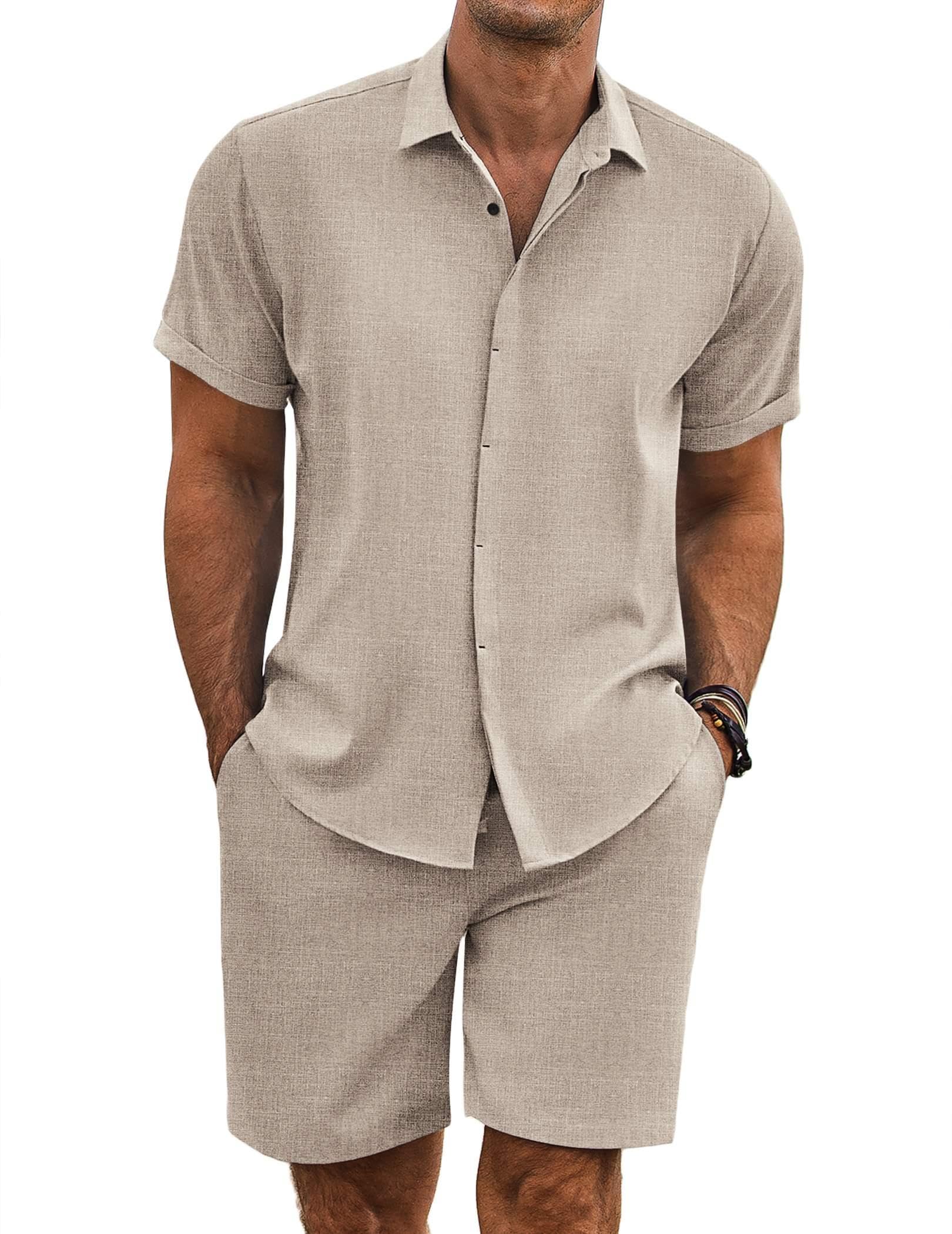 Breezy Linen Summer Shirt & Shorts Set