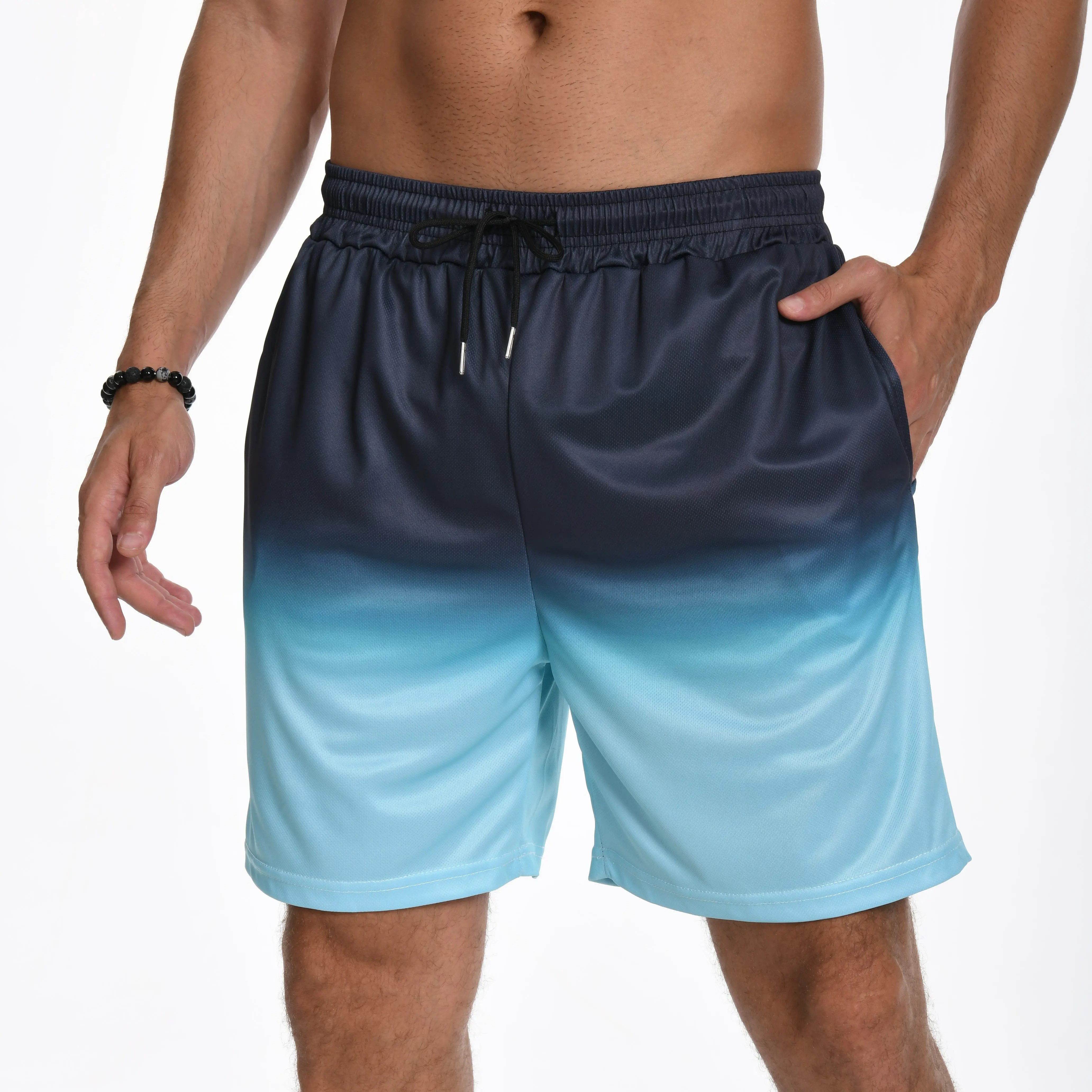 Men's 2-in-1 Swim Trunks – Compression Liner, No-Chafing Boardshorts with Pockets