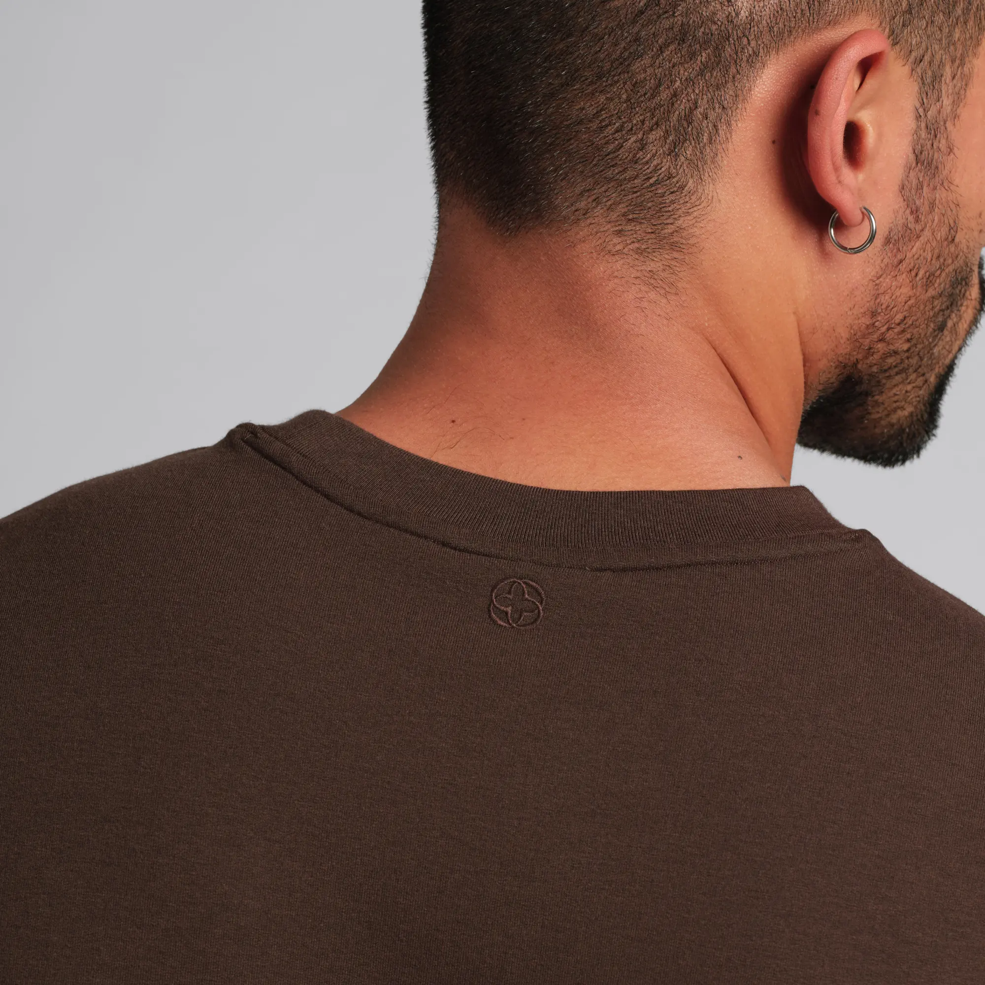 Men's Micro French Terry Oversized T-Shirt Fabric Top