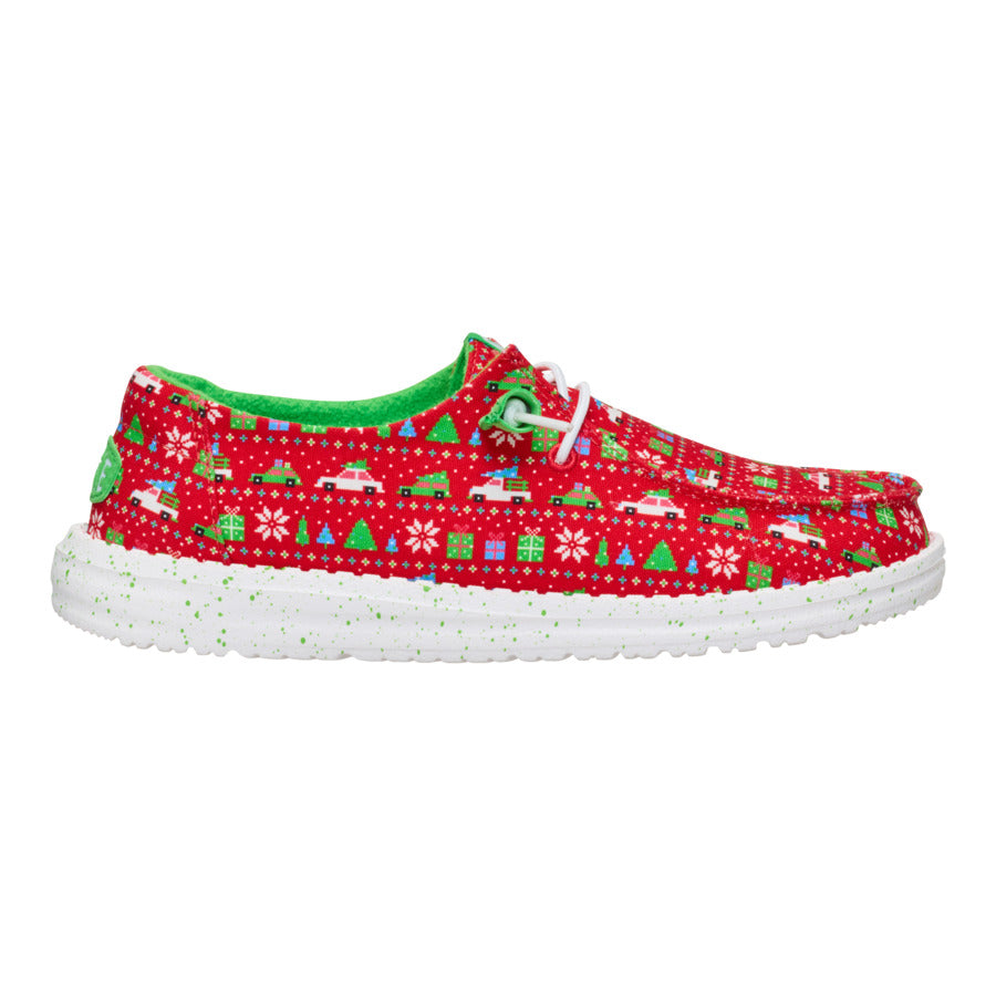 Wendy Holiday Sweater - Red/Green
