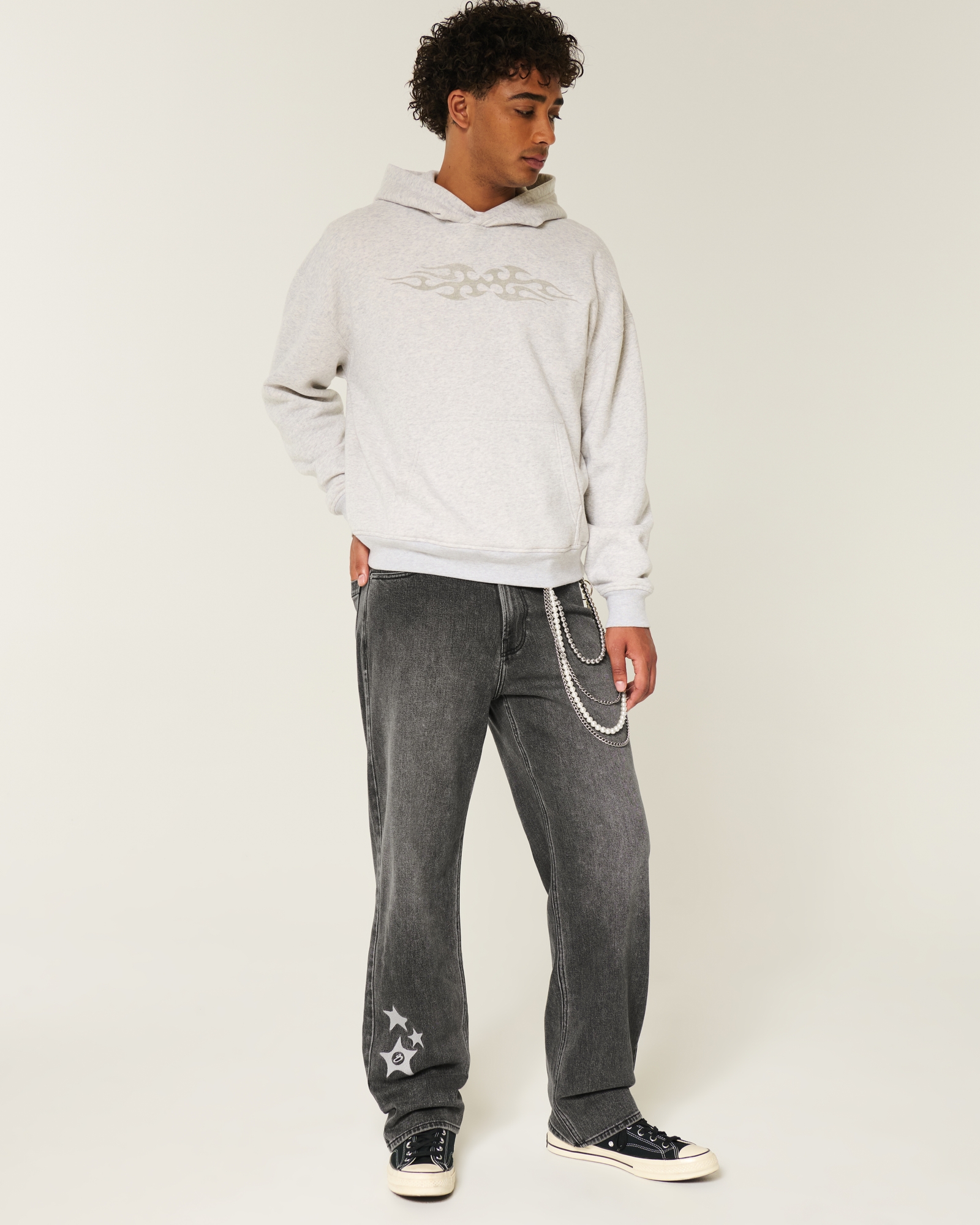 Light Wash Baggy Jeans